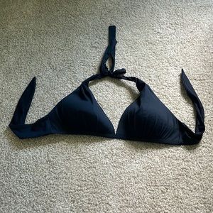 Black La Blanca triangle swimsuit top